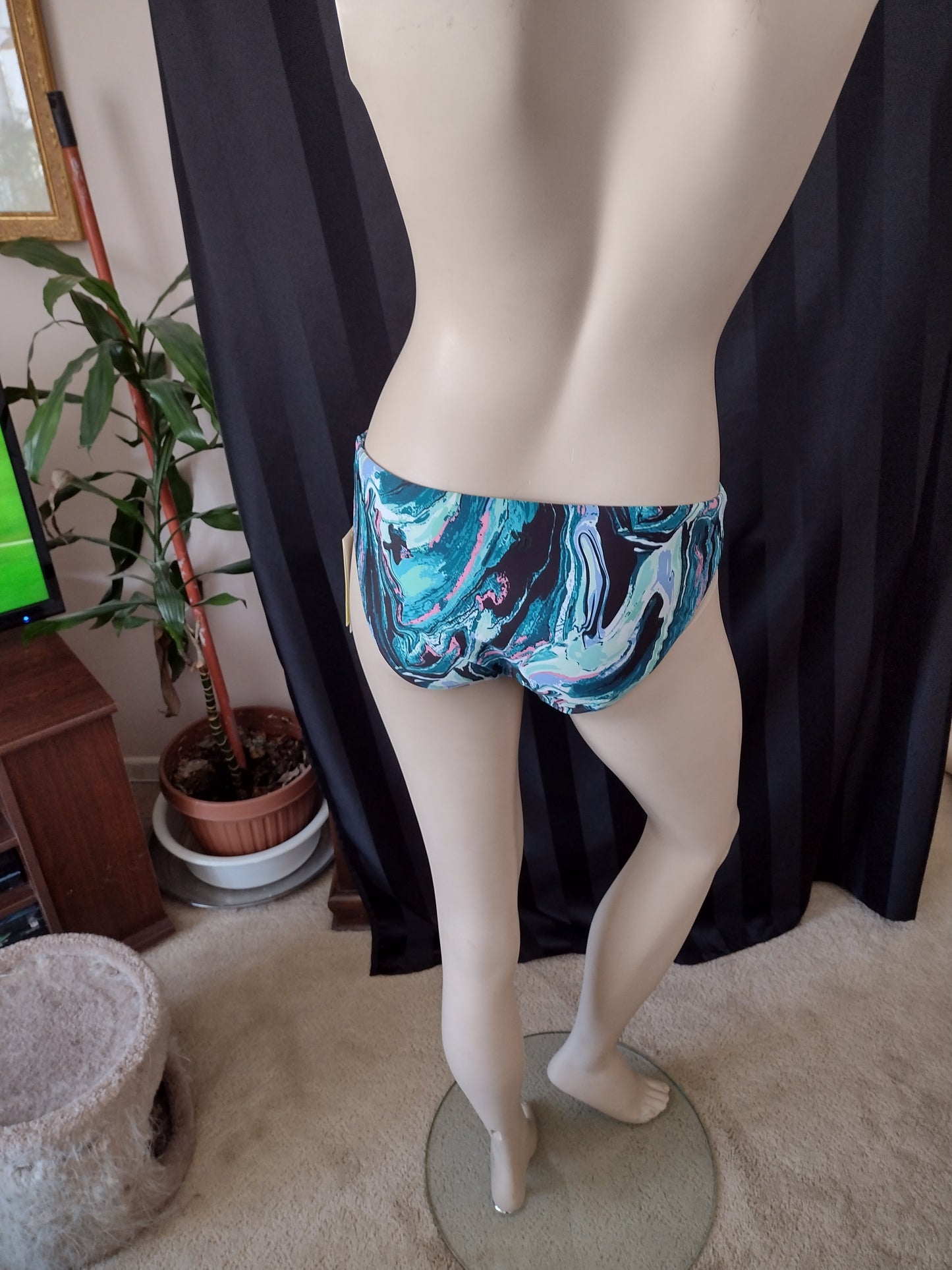 Women's All In Motion Bikini Bottoms Size S (4-6) Multi Coloured