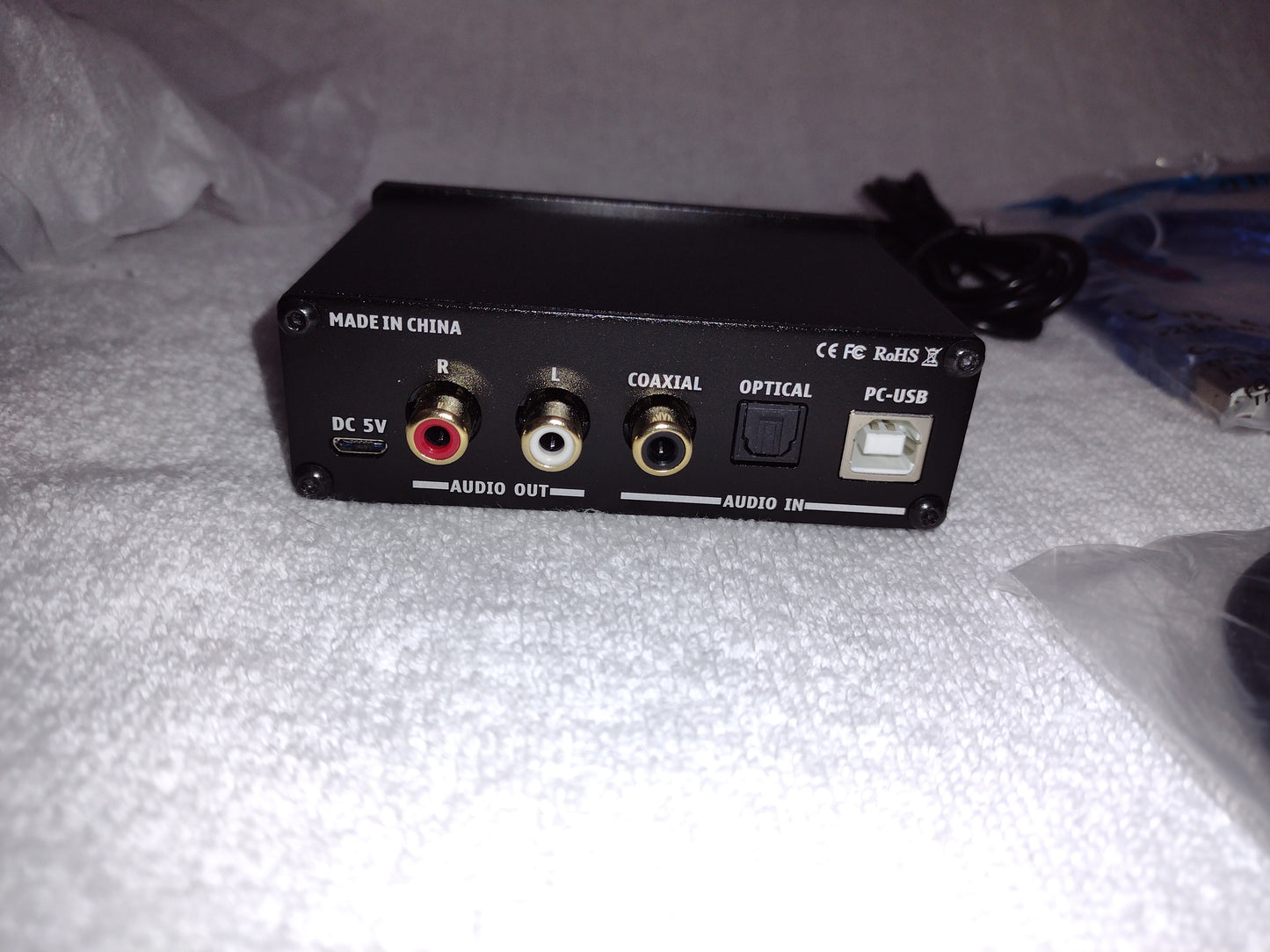 Fosi Audio DAC Q4 Plug & Play Digital Audio Adapter