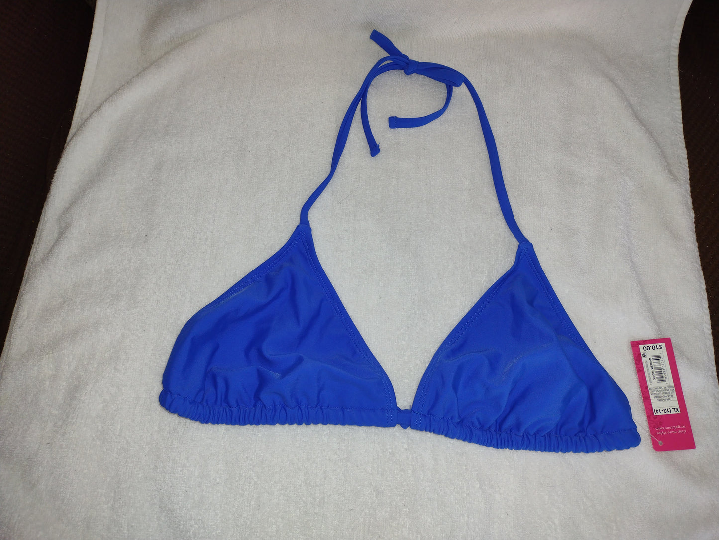 String Bikini Tops in Pink or Blue Junior Fit by Xhilaration