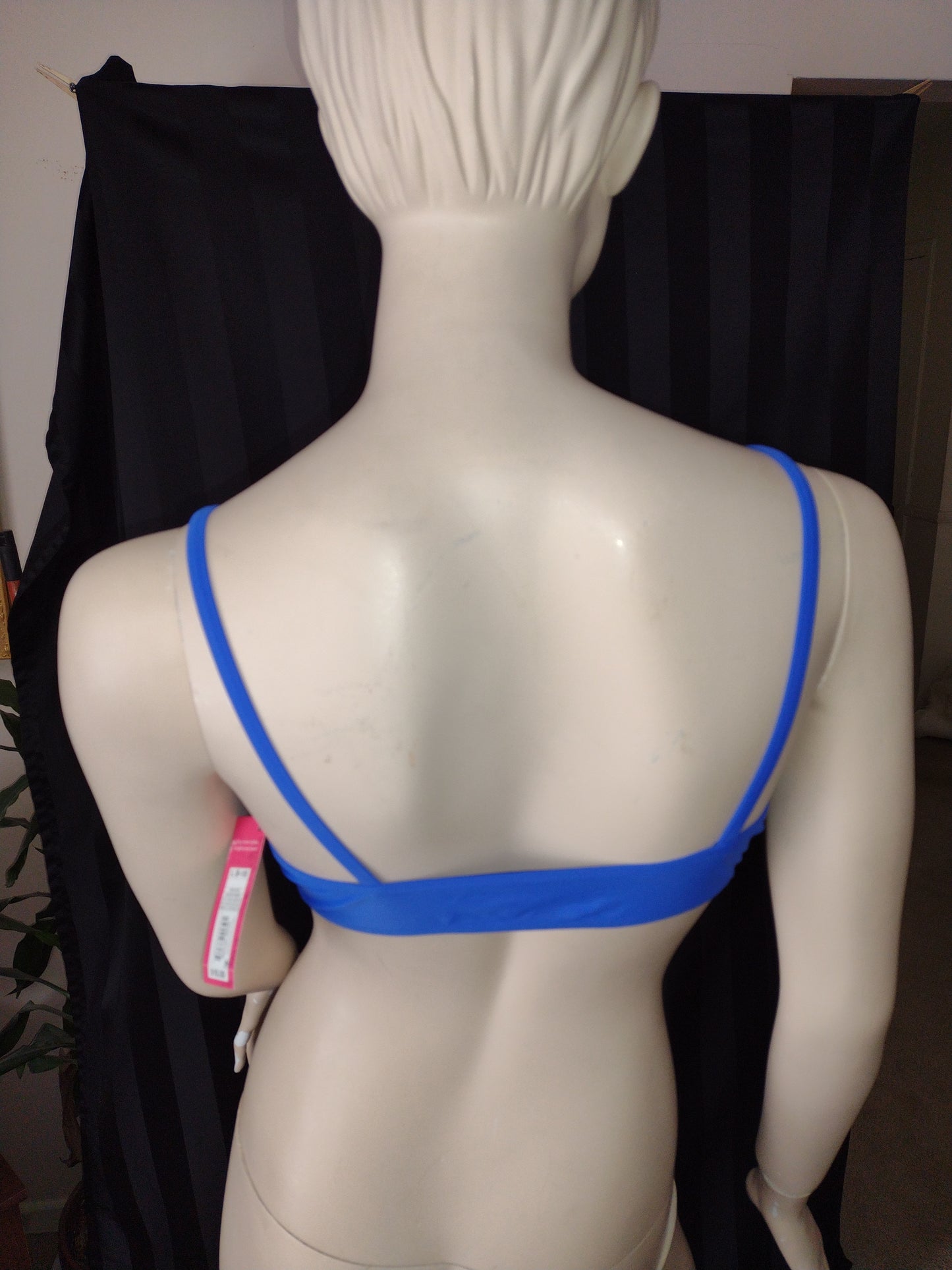 Pull-On Juniors' Bikini Tops by Xhilaration in Blue or Pink