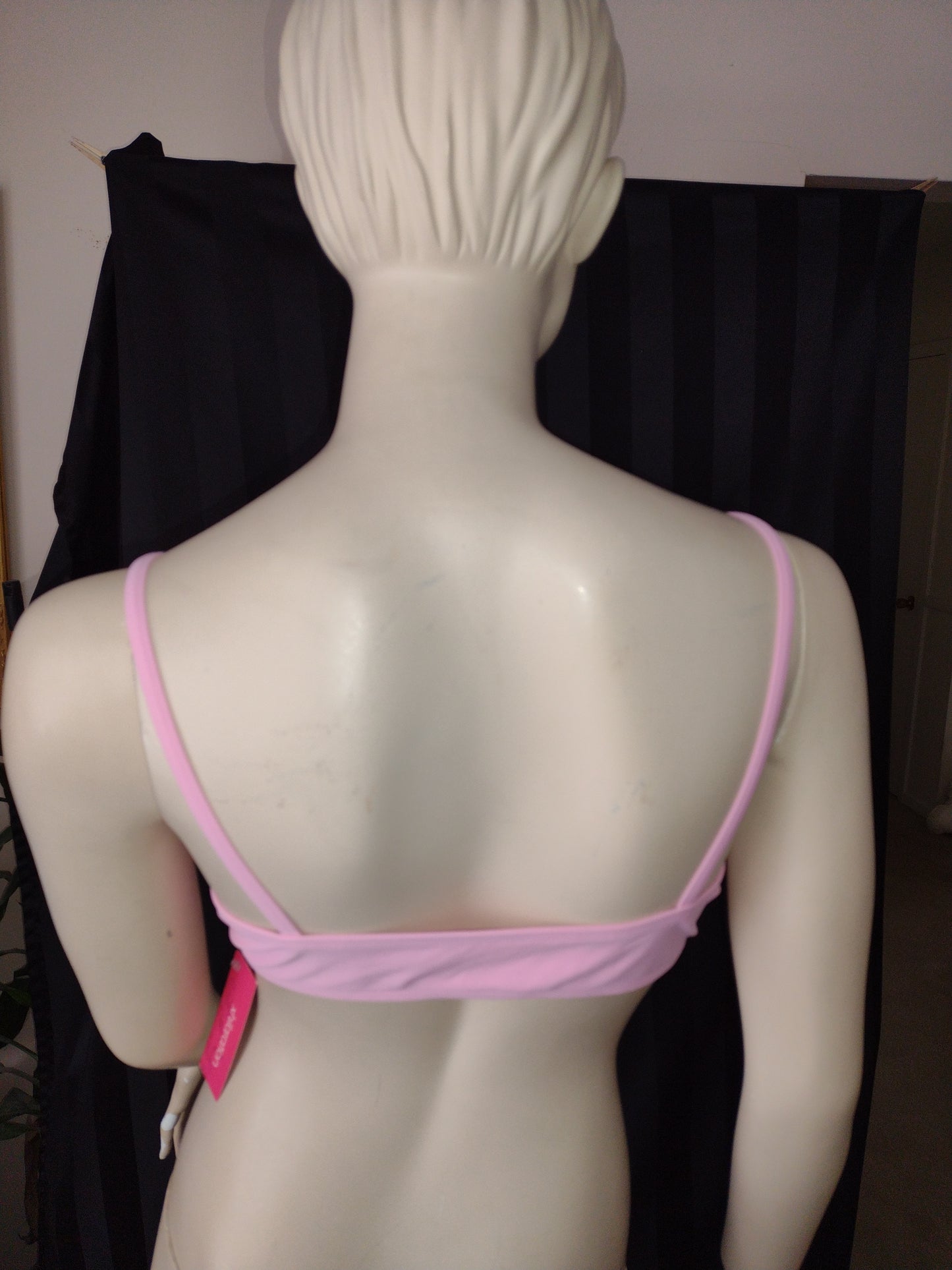 Pull-On Juniors' Bikini Tops by Xhilaration in Blue or Pink