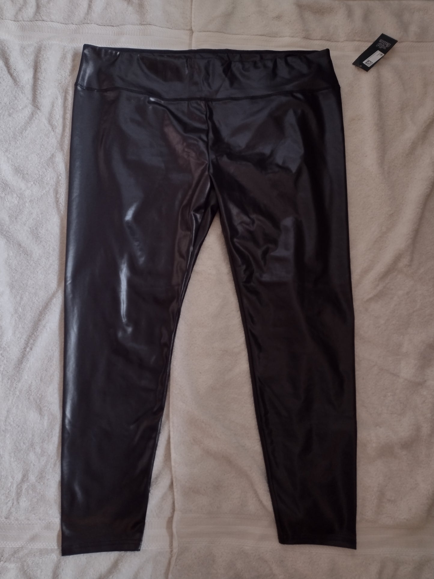 Women's Faux Leather Leggings by Wild Fable Black Size 2X