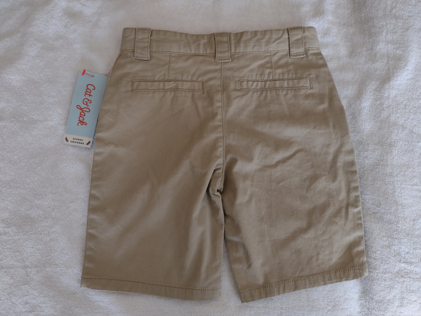Girl's Cat & Jack Shorts with Adjustable Waist Sourdough Beige Size 6
