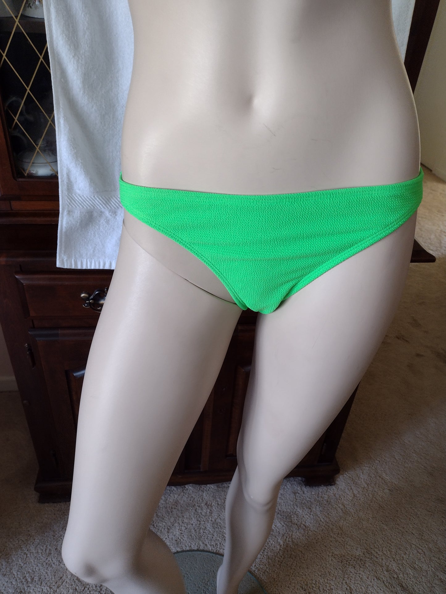 Cheeky Style Bikini Bottoms Juniors' by Xhilaration Size M 4-6) Green