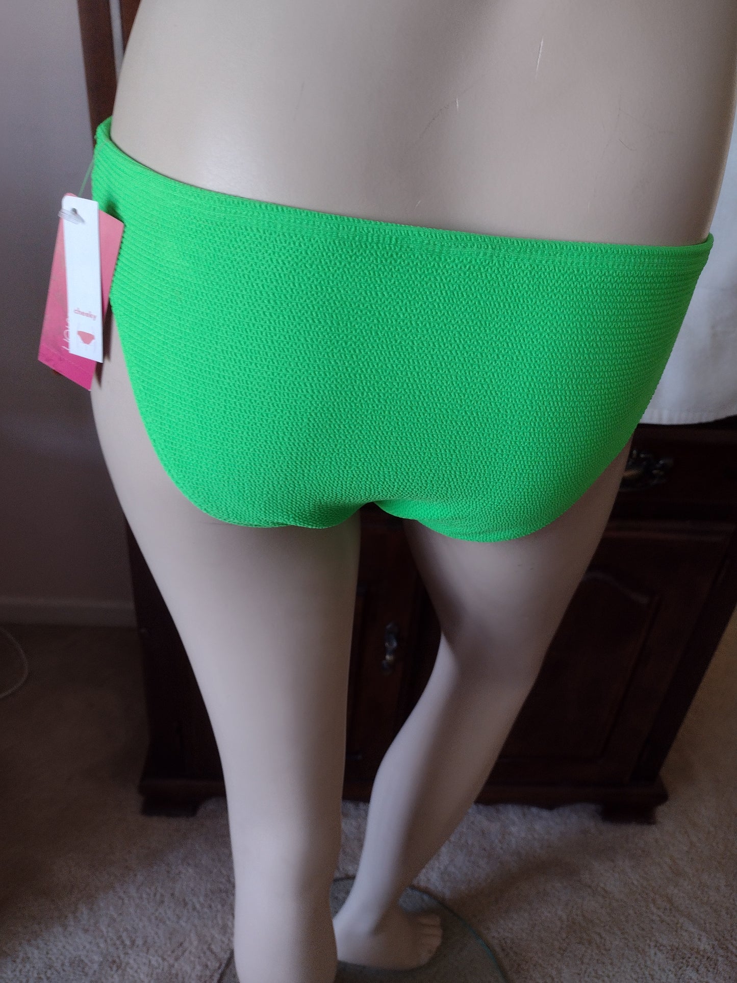 Cheeky Style Bikini Bottoms Juniors' by Xhilaration Size M 4-6) Green