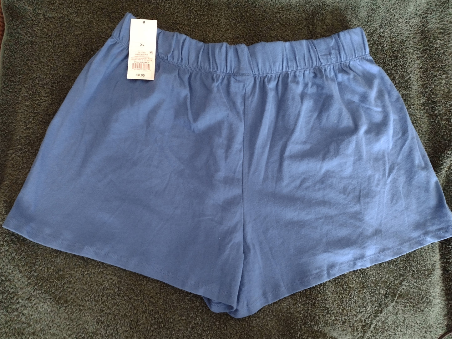 Women's 100% Cotton High Waist Shorts by Wild Fable Sizes L. XL Blue, XXL Gray