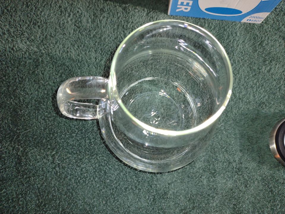 2 L Glass Pitcher/Carafe for Hot/Cold