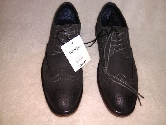 Men's Dark Gray Dress Shoes Size 8