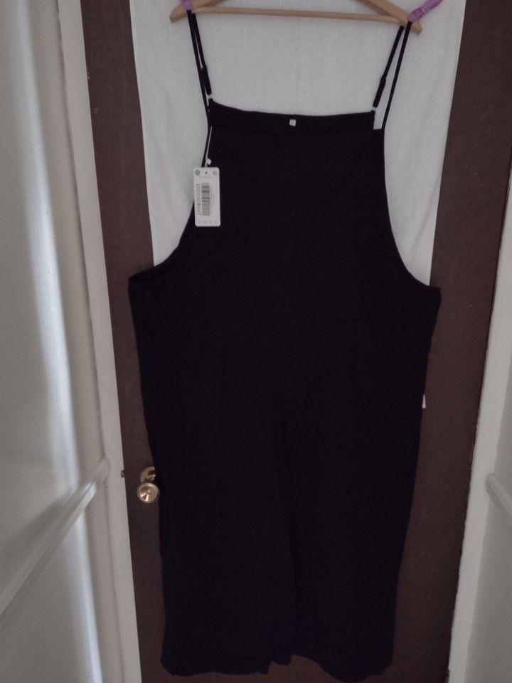 Women's Casual Wide Leg Bib Jumpsuit Plus Size