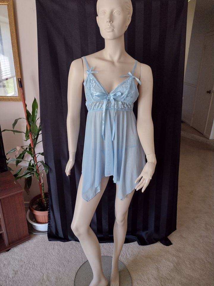 Women's Lace Babydoll Lingerie Size S