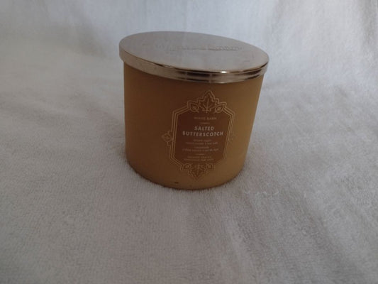 3-Wick Scented Candle by White Barn~Salted Butterscotch Scent