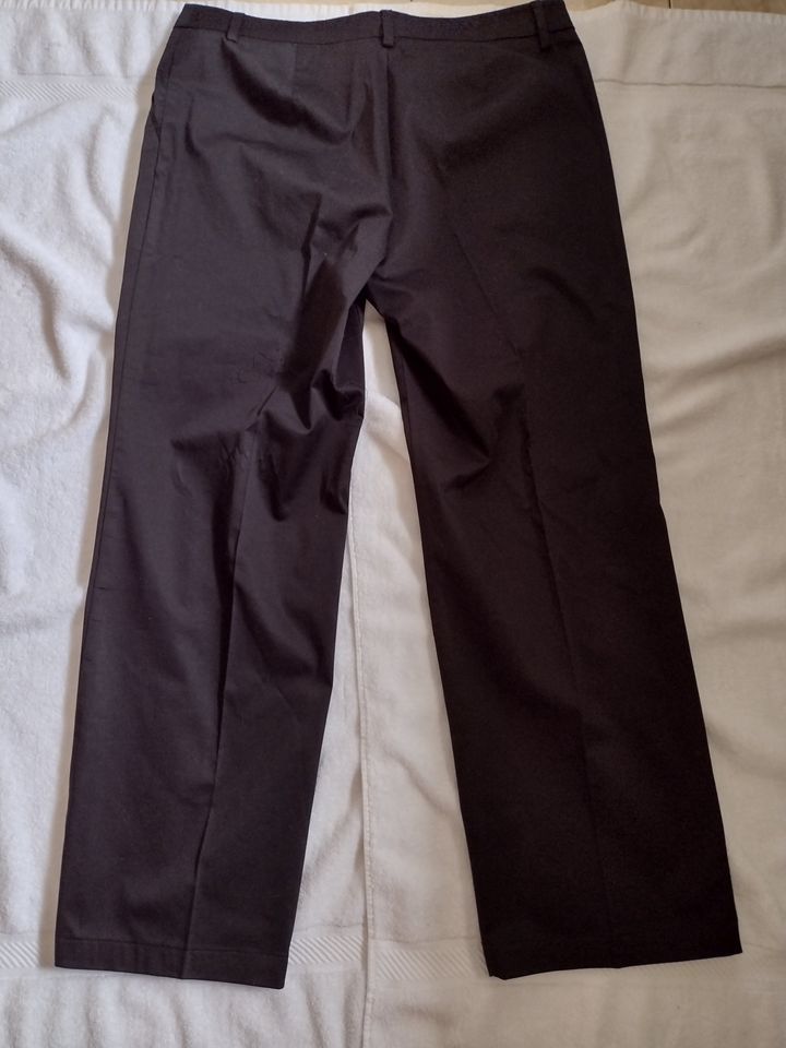 Women's Cotton Pants by Olsen Europe Size 10/L Black