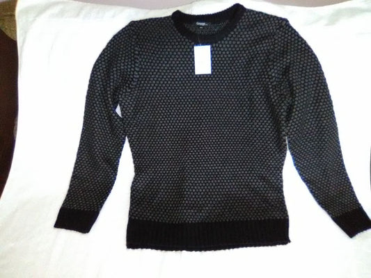 Men's Black Gray Sweaters Sizes S, M