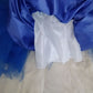 Lined Blue Chiffon Dance Skirt Size XS