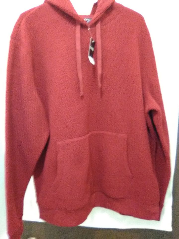 Men's Pullover Hoodies by George Blue or Red