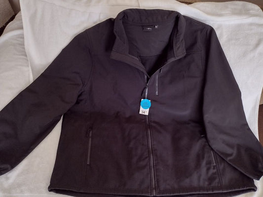 Men's Lightweight Lined Jackets Black Sizes 4XL, 5XL