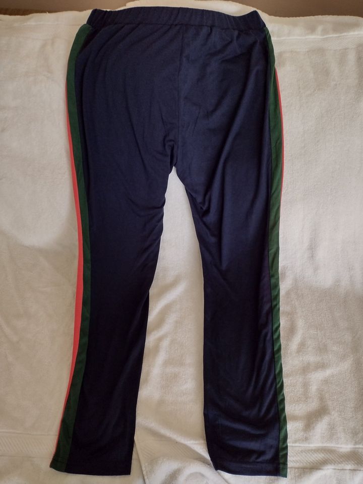 Women's 2Pc. Hooded Tracksuit Size XL Navy