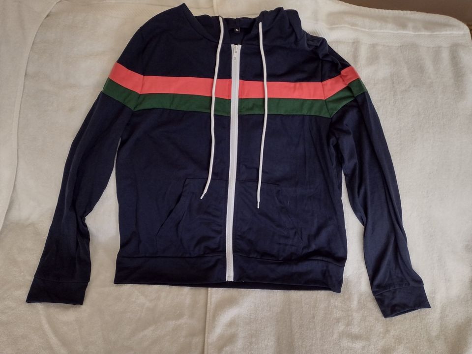 Women's 2Pc. Hooded Tracksuit Size XL Navy