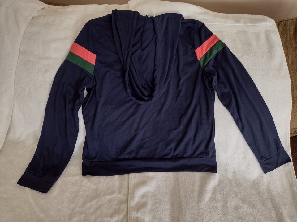 Women's 2Pc. Hooded Tracksuit Size XL Navy