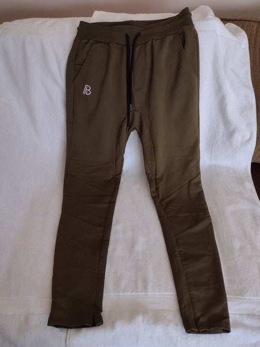 Men's Jogger Athletic Pants Army Green Size L