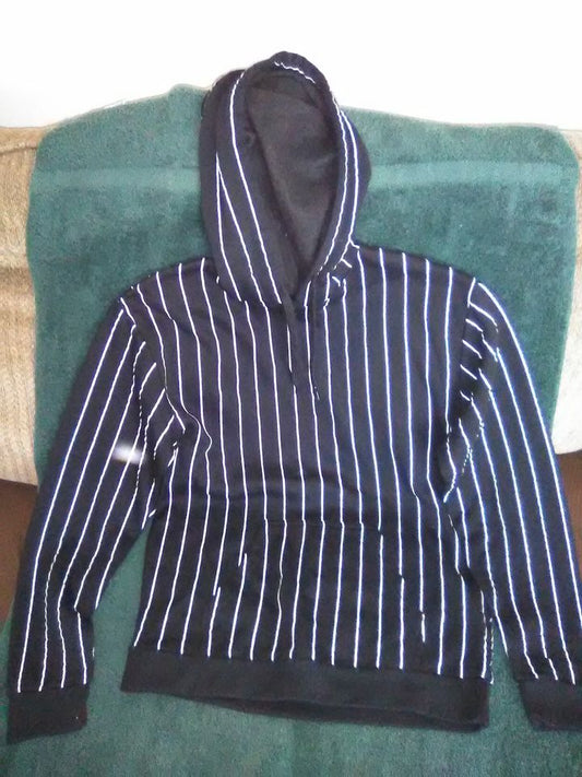 Boys SWS Striped Pullover Hoodie Size S