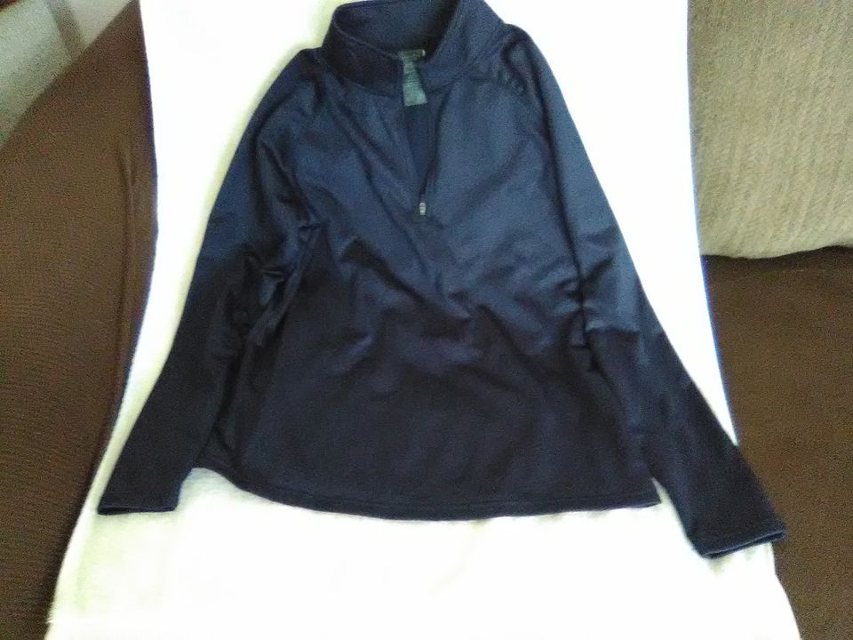 Women's Quarter Zip Lightweight Pullover by Athletic Works Size L (11-13)