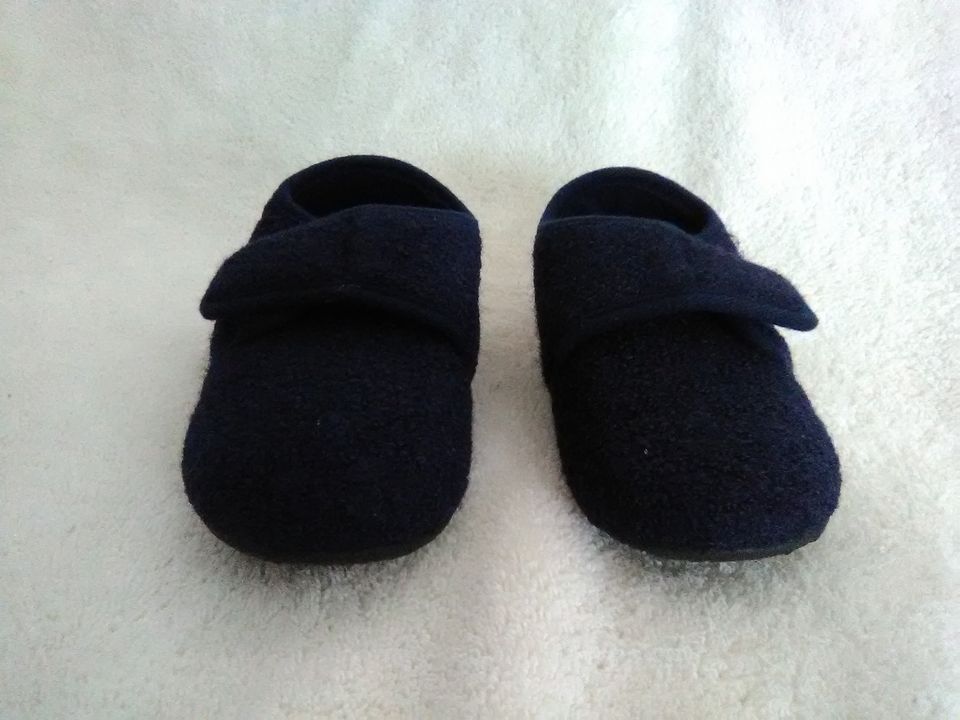 Children's Felt Slippers by Home Top Navy Size 30Eu. Navy