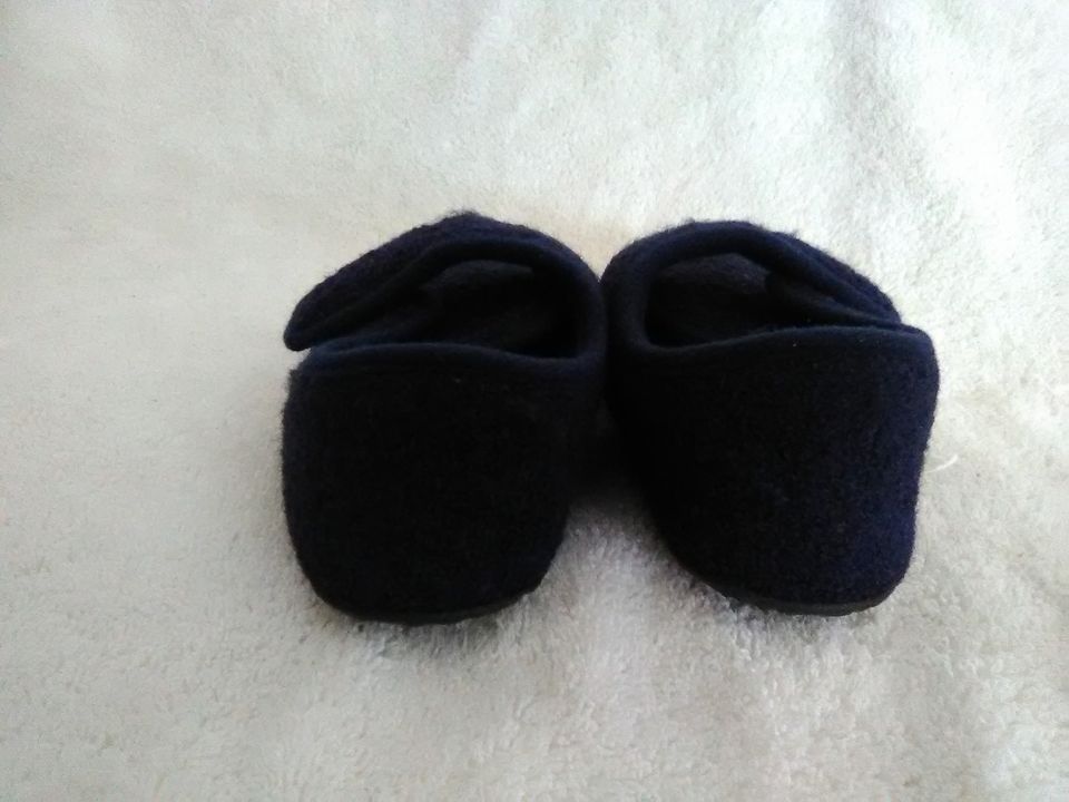 Children's Felt Slippers by Home Top Navy Size 30Eu. Navy