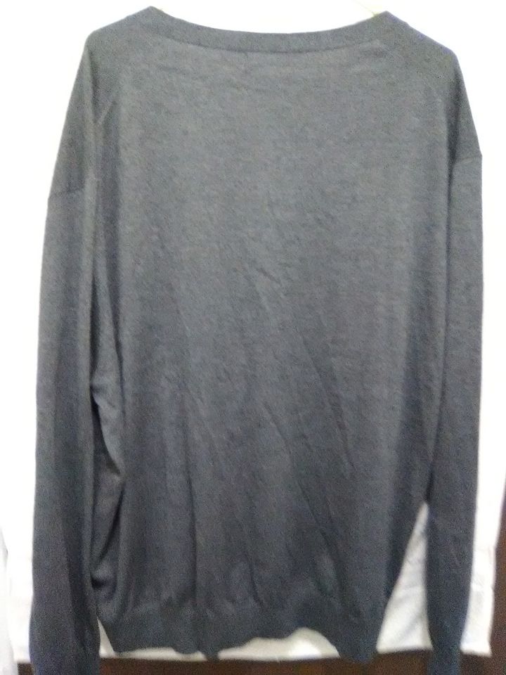 Men's Kallspin Button Front Cashmere Wool Blend Cardigan Size XXXL