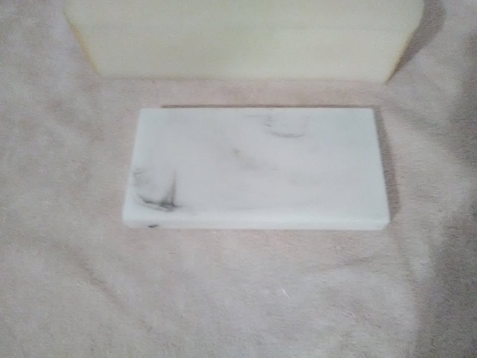 Resin Tray for Bathroom/Kitchen Decor 7.5"L x 4"W x 0.4"H