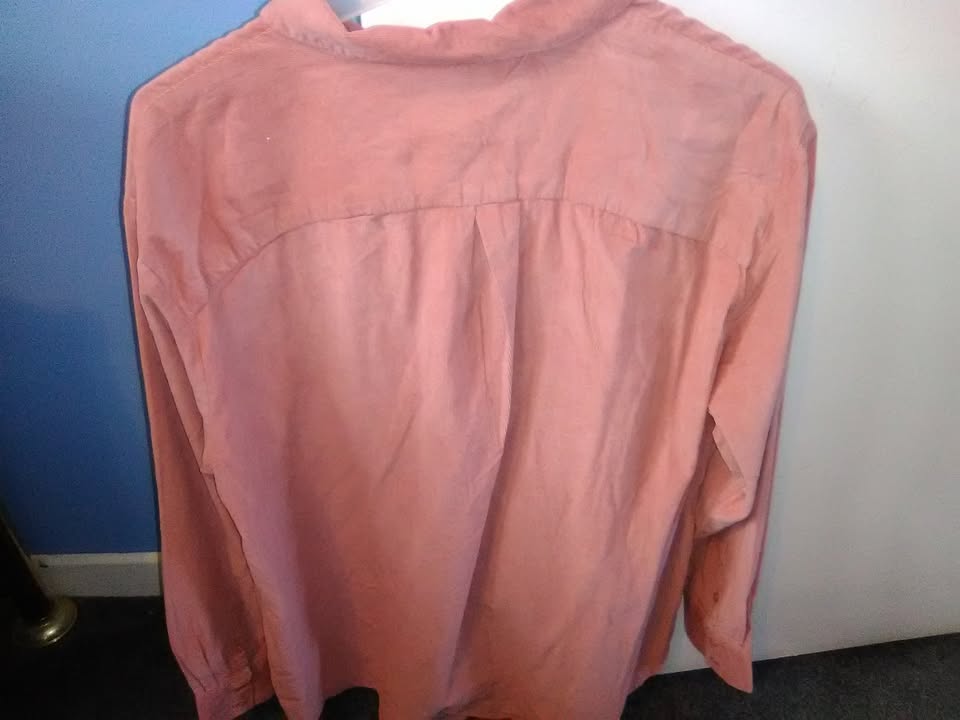 Women's Soft Casual Corduroy Shirts in Pink XL or Dark Brown L, XL, XXL