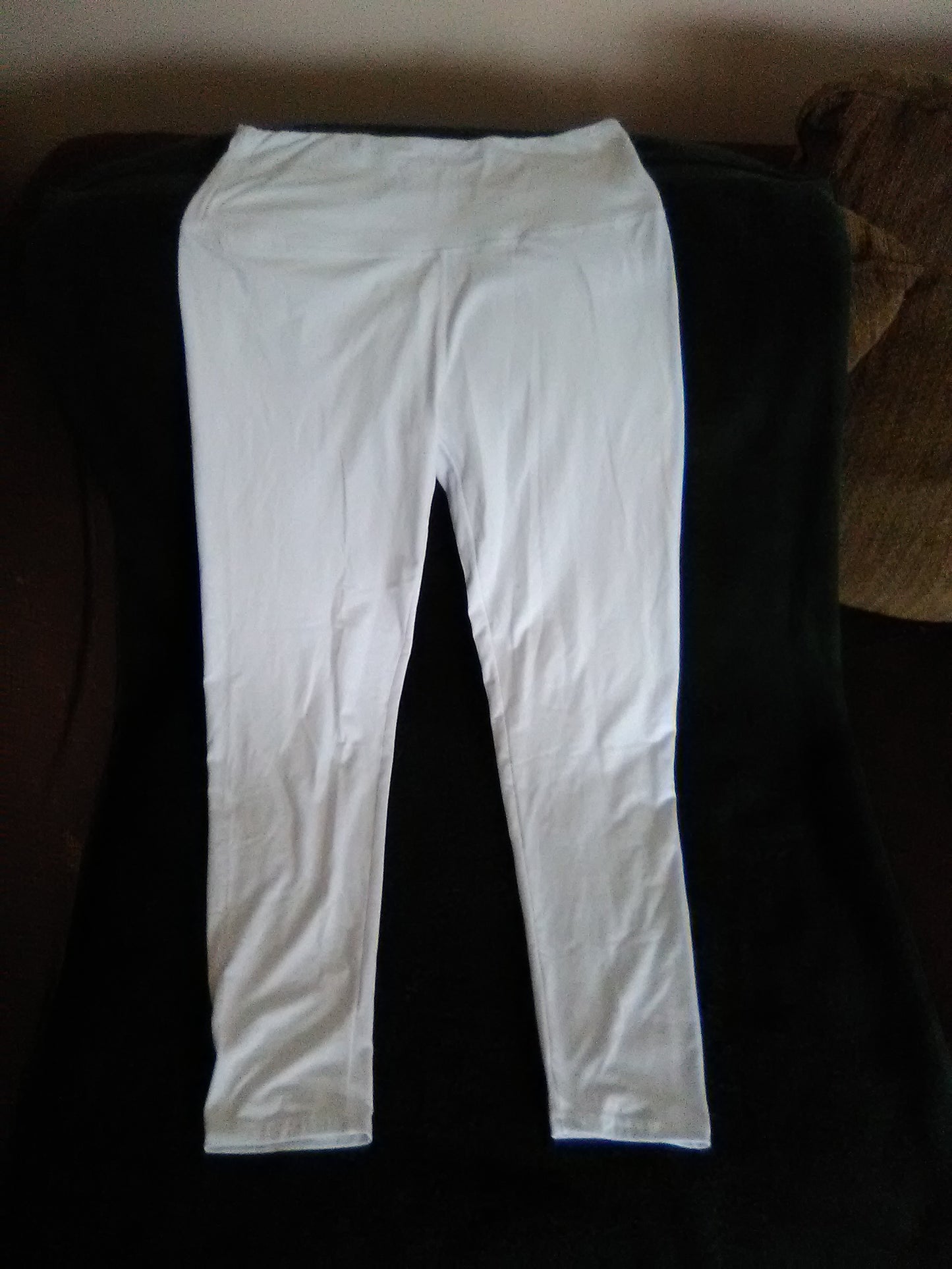 Women's Ultra Soft High Waist White Leggings Size S