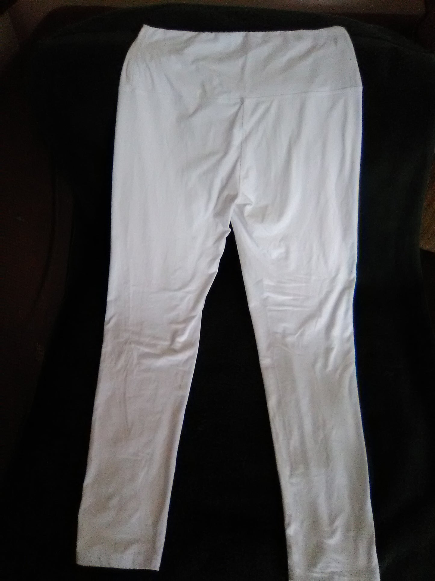 Women's Ultra Soft High Waist White Leggings Size S