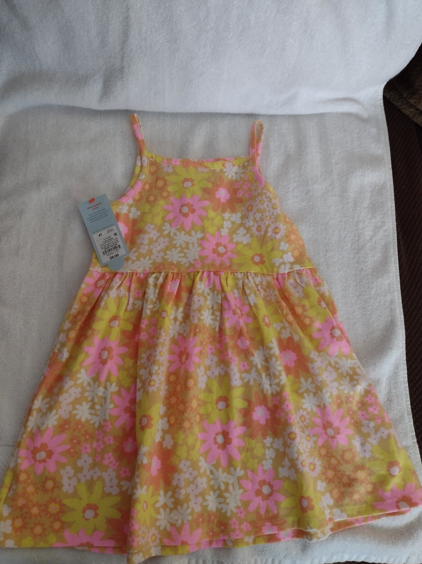 Toddler Girl Cat & Jack Floral Dress 4T