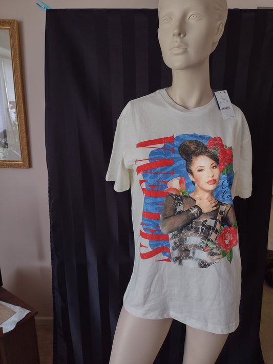 Women's Short Sleeve Graphic T-Shirt 'Selena' Sizes XS, S, XXL