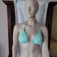 Juniors' Tie Bikini Tops & Bottoms Green