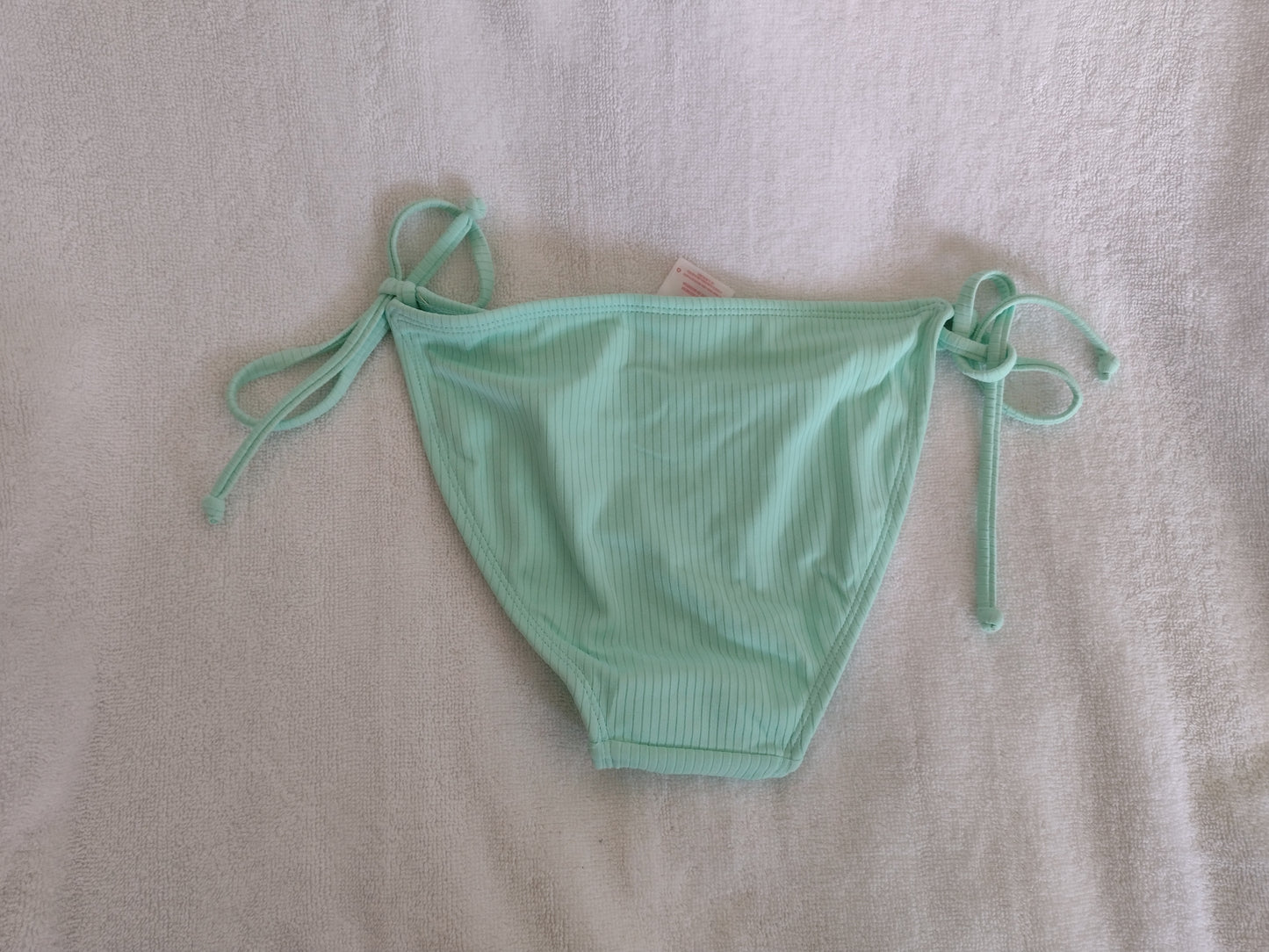 Juniors' Tie Bikini Tops & Bottoms Green