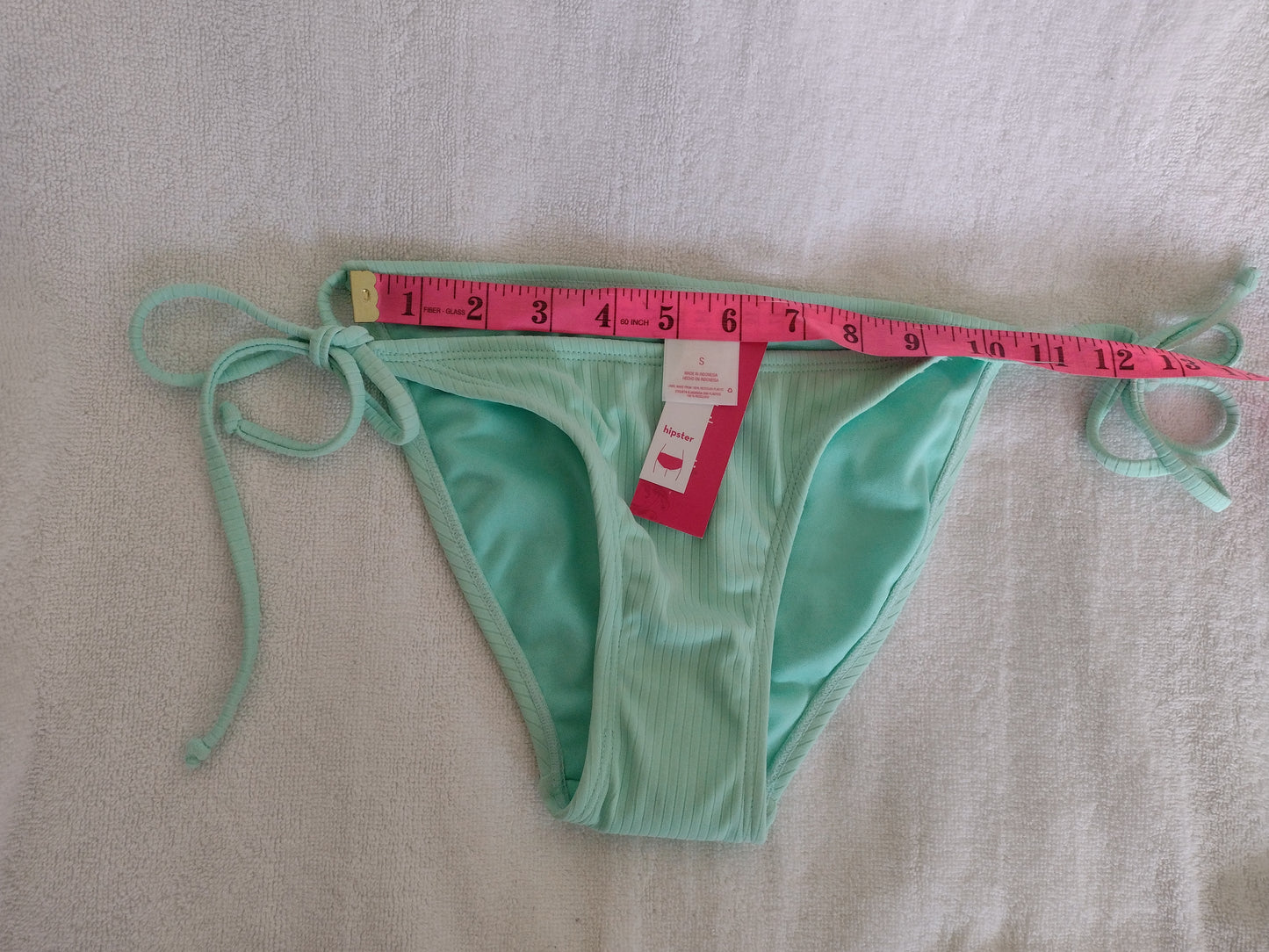 Juniors' Tie Bikini Tops & Bottoms Green