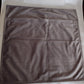 2 Gray Velvet Cushion Covers 20" x 20" by Lutanky