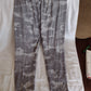 High Waisted Leggings by A New Day Size XL Gray White Patterned