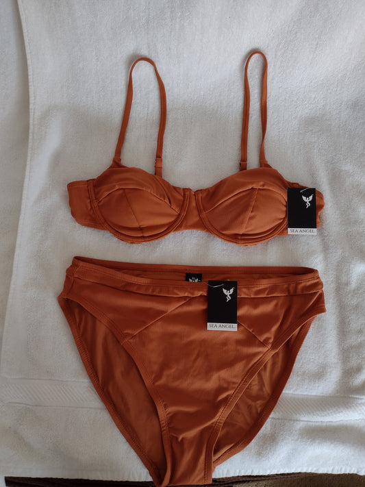 2Pc. Bikini Set by Sea Angel Rust Size XL