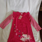 Girl's Pink Dress with Unicorn (3-4 Yrs. & 104cm. Height)