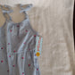 Toddler Girls' Light Blue Romper with Strawberry Pattern Size 2T