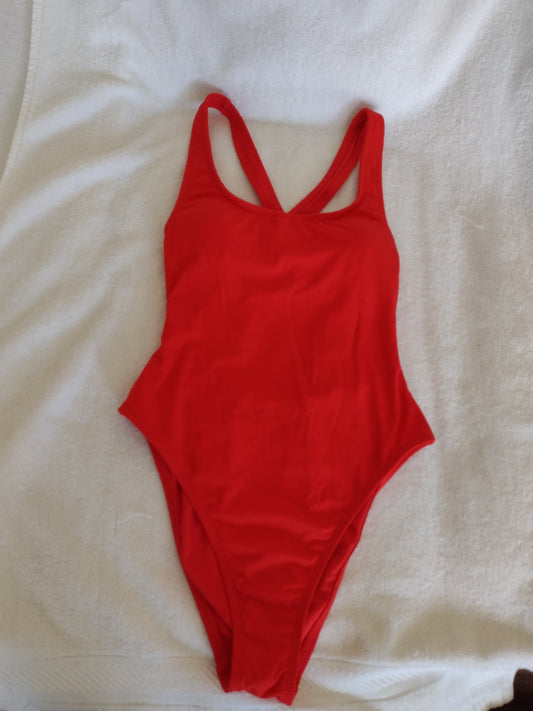 One-Piece Juniors' Red Swimsuit by Xhilaration Size XS (00)