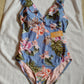 Women's One-Piece Floral Swimsuit by Kona Sol Size M (8-10)