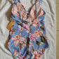 Women's One-Piece Floral Swimsuit by Kona Sol Size M (8-10)