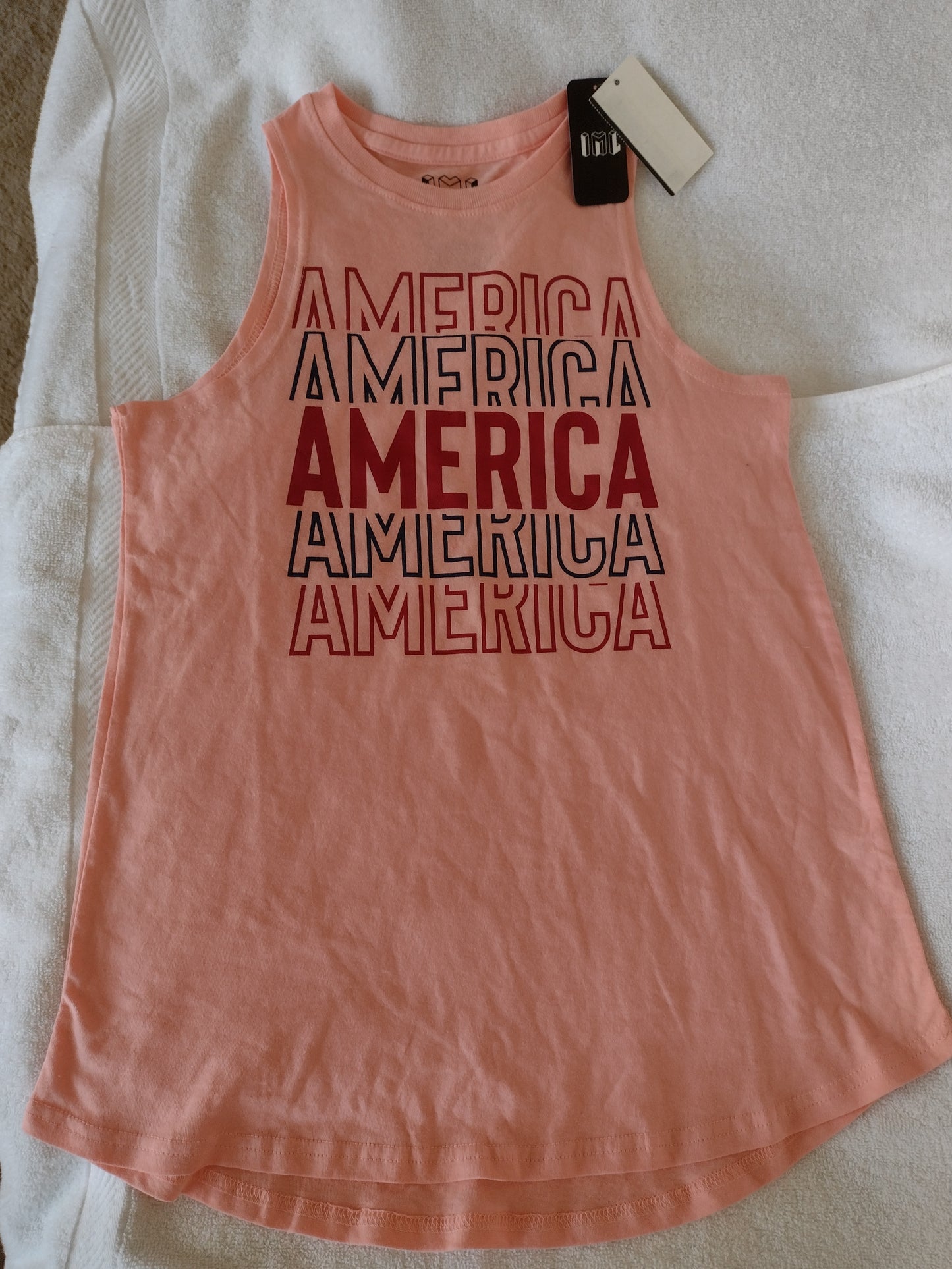 Women's "America" Tank Tops by IML Sizes XS, S, M