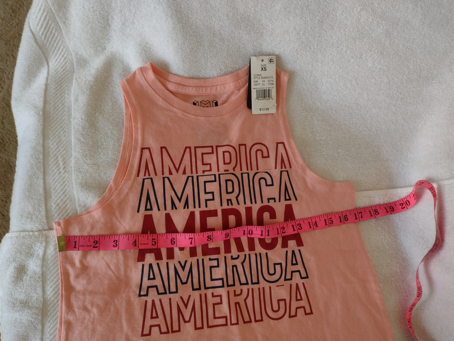 Women's "America" Tank Tops by IML Sizes XS, S, M