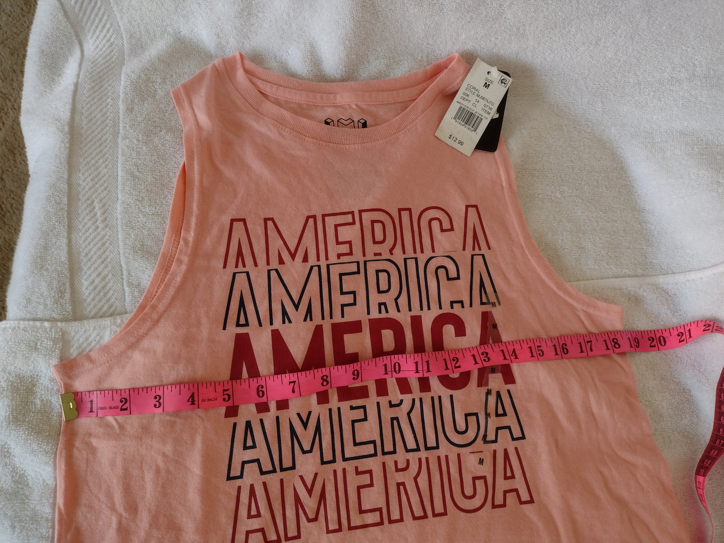 Women's "America" Tank Tops by IML Sizes XS, S, M