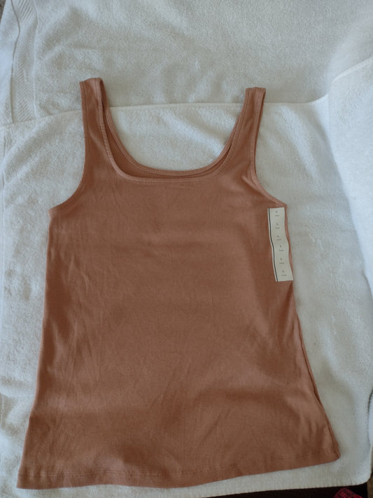 Women's Rib Knit Tank Top Size L